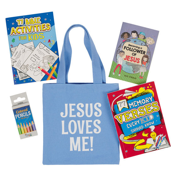 Blue Church Activity Kit For Kids