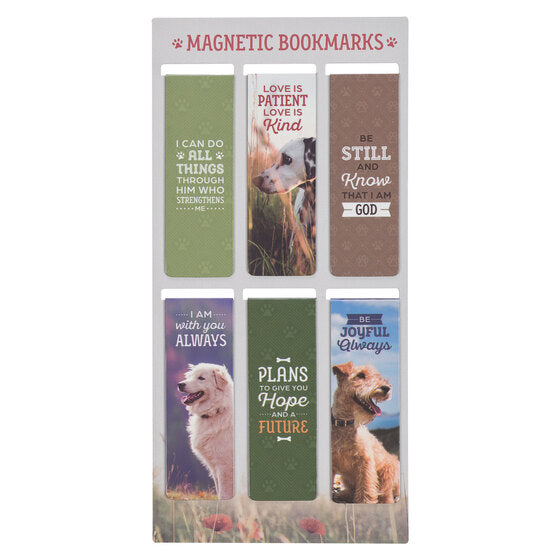 Pawsitive Encouragement Magnetic Bookmark Set
