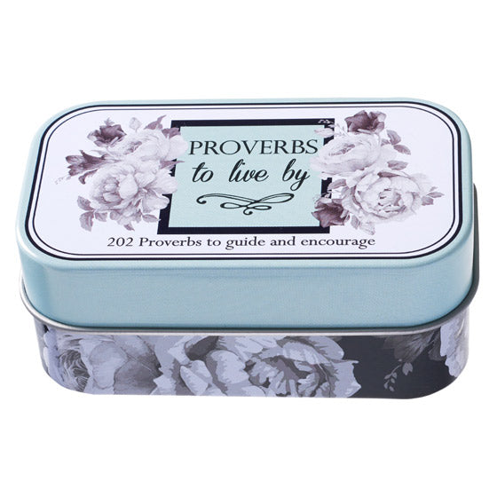 Proverbs To Live By Scripture Promise Cards In A Gift Tin
