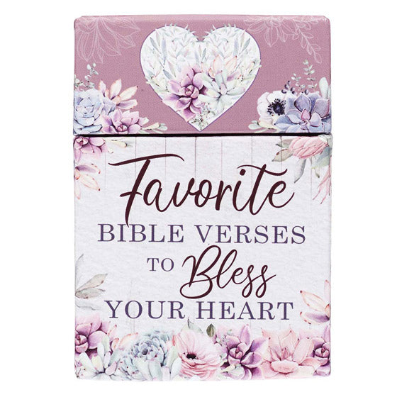 Favorite Bible Verses To Bless Your Heart Box Of Blessings