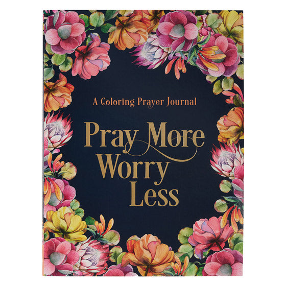 Pray More Worry Less Colouring Prayer Journal
