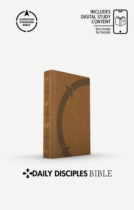 CSB Daily Disciples Bible, Brown