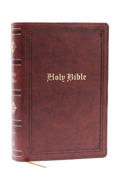 NKJV Bible: Personal Size Giant Print, Brown Leathersoft