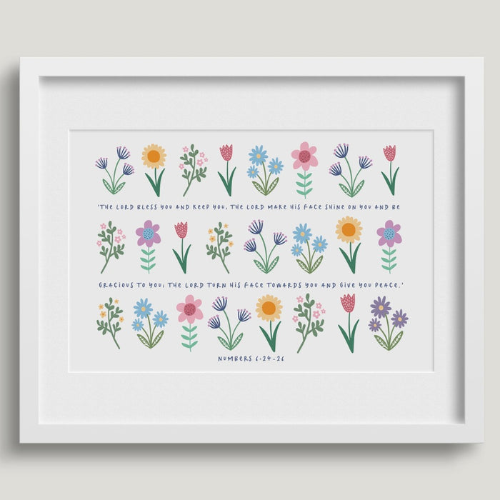 The Lord Bless You (Spring Version) - A3 Print