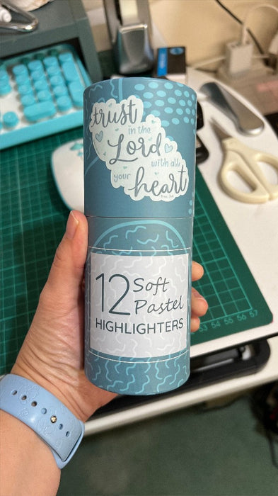 12 Pack Pastel Dual Tip Highlighters