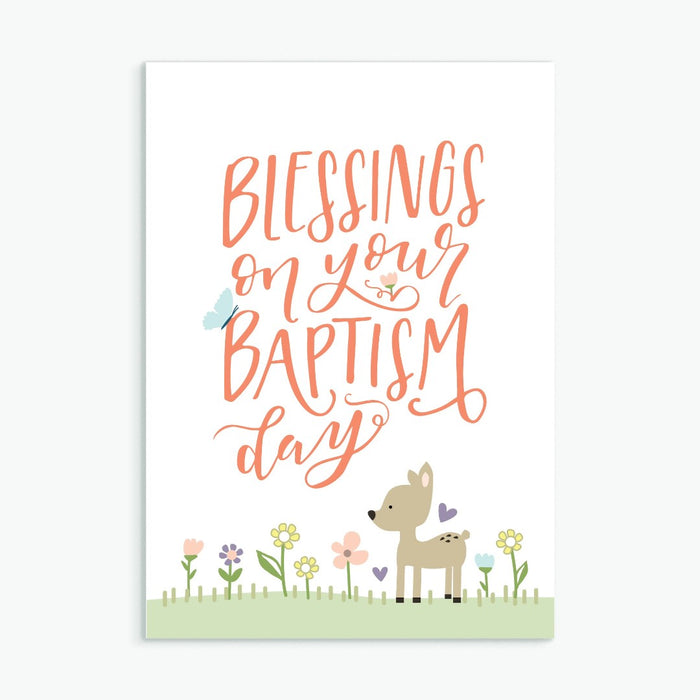 Blessings On Your Baptism - Greeting Card
