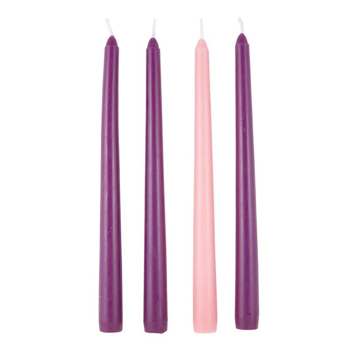 10" Advent Taper Candle Set (Set Of 4)