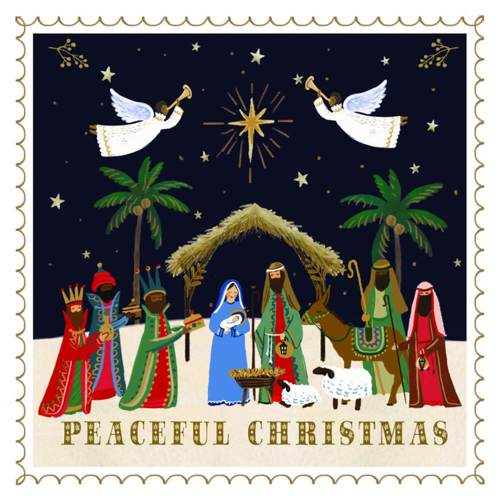 Tearfund - Peaceful Nativity (Pack Of 10)
