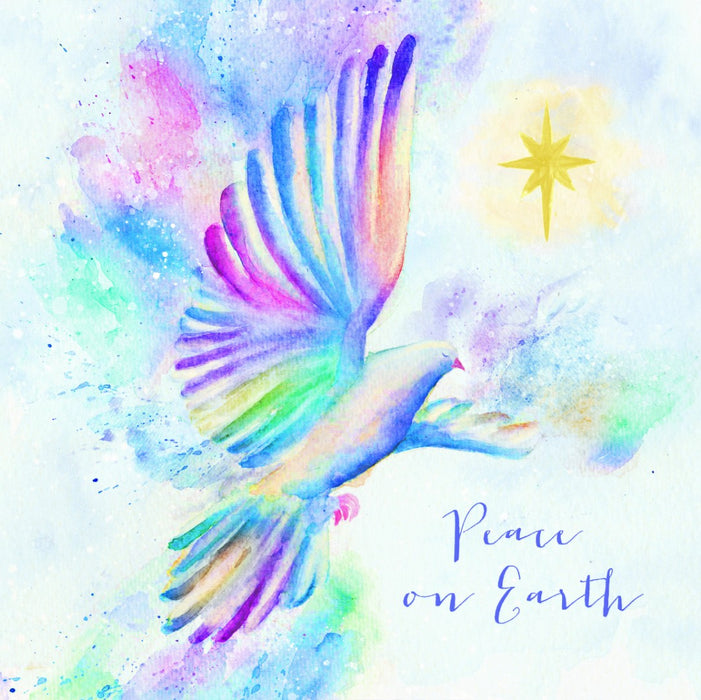 Tearfund - Watercolour Dove (Pack Of 10)