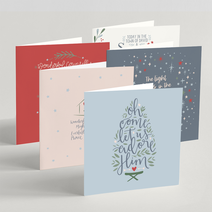 Mixed Pack Christmas Cards - 10 Pack