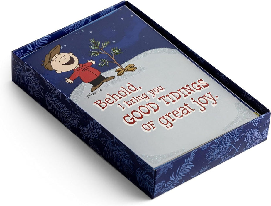 Christmas Boxed Cards: Peanuts - Good Tidings (Box of 18)