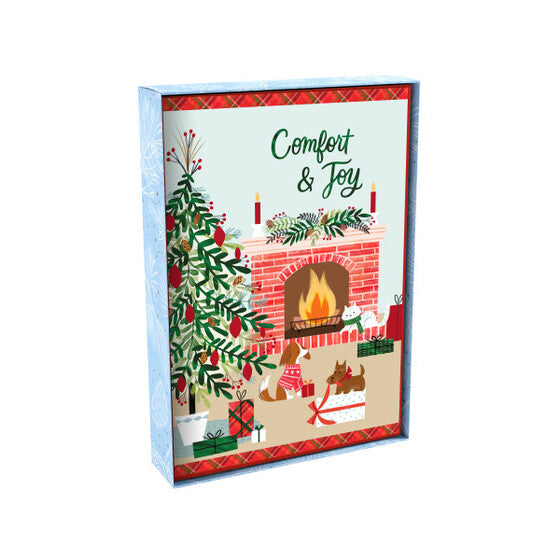 Christmas Boxed Cards: Comfort & Joy (Pack of 18)