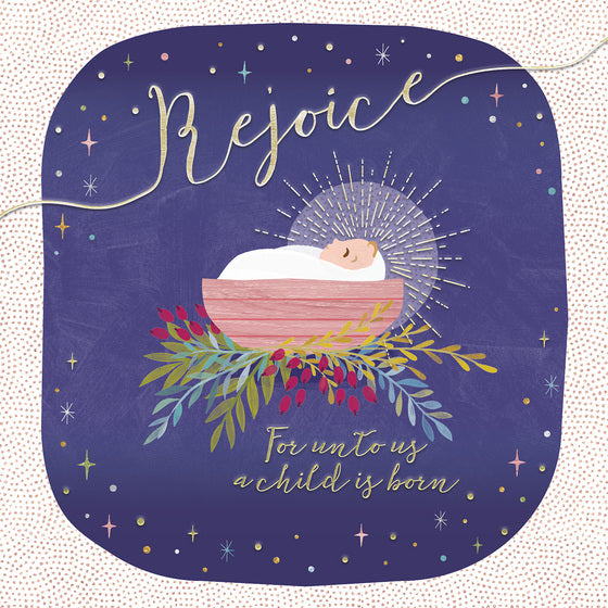 Compassion Charity Christmas Cards: Rejoice (10pk)