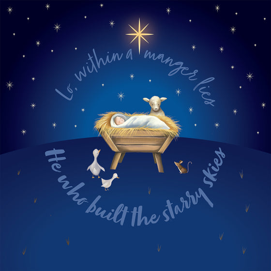 Compassion Charity Christmas Cards: Within A Manger (10pk)