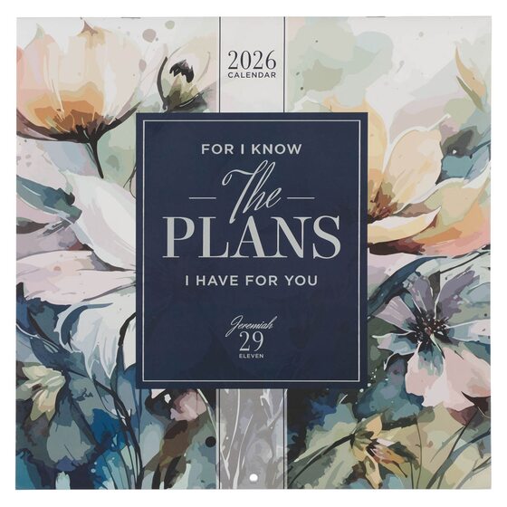 2026 For I Know The Plans Calendar