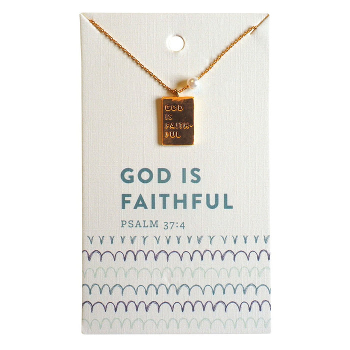 God is Faithful Necklace