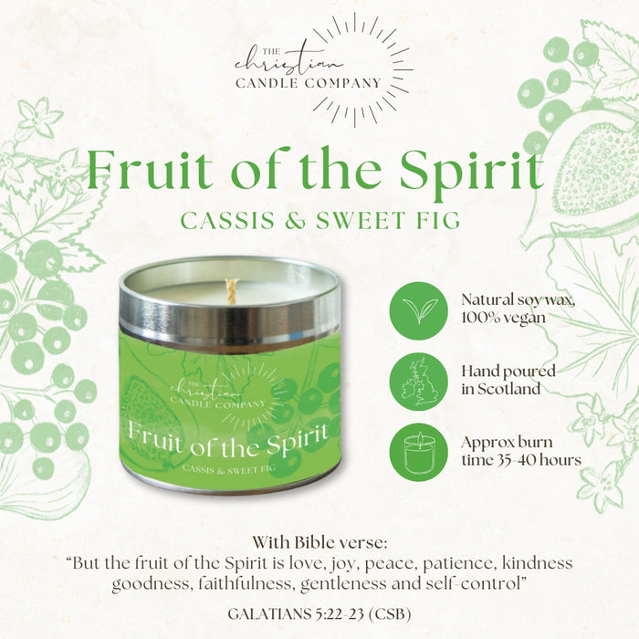 Fruit of the Spirit - Cassis and Fig Candle In A Tin
