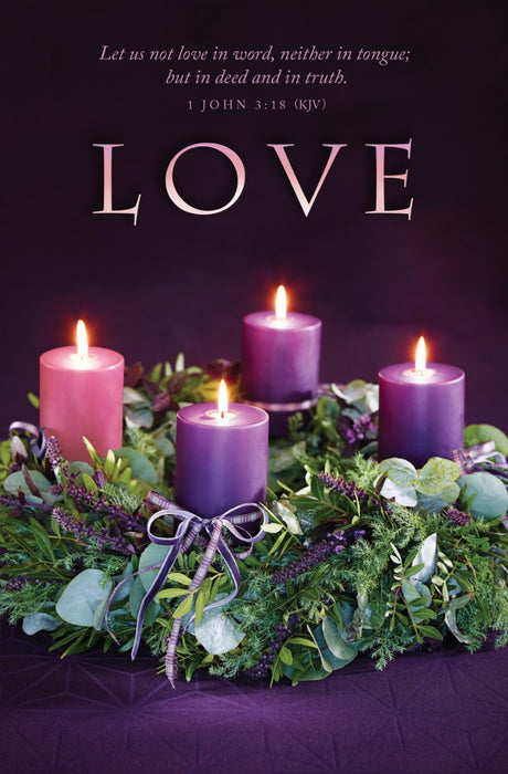 Love Advent Bulletin (pack of 100)