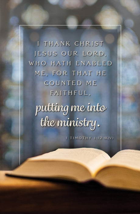I Thank Christ Ordination Bulletin (pack of 100)