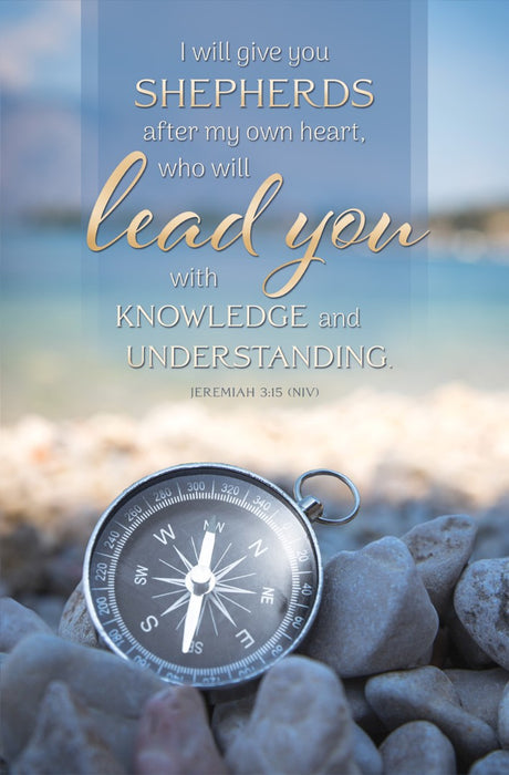 Give You Shepherds Pastor Appreciation Bulletin (pack 100)