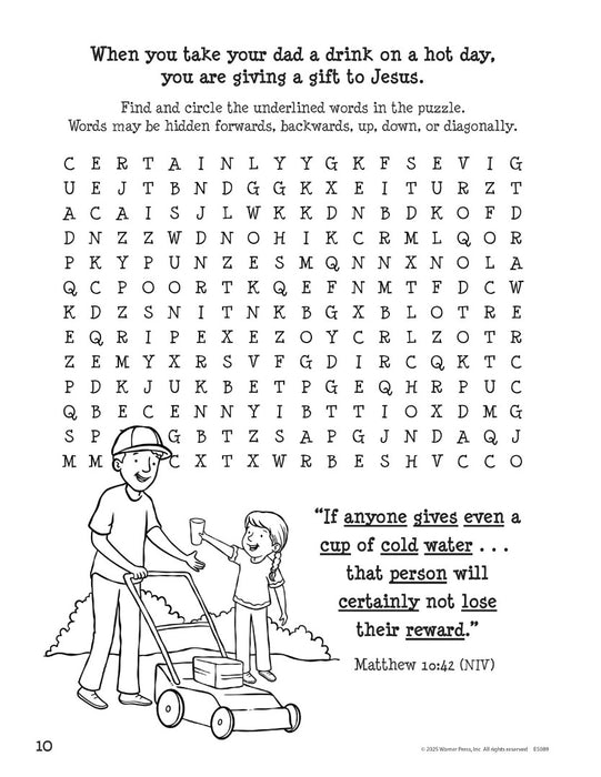 A Gift for Jesus Christmas Coloring Activity Book