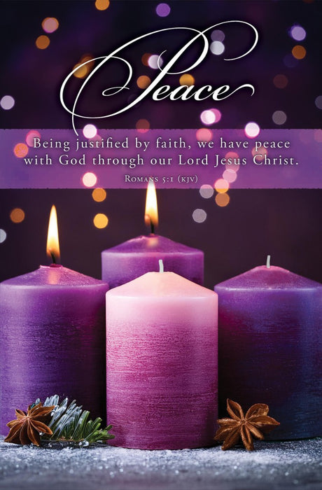 Peace Advent Bulletin (pack of 100)