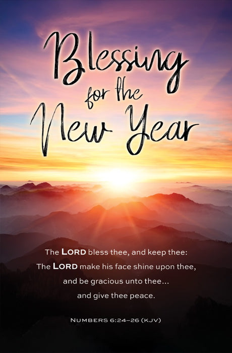 Blessings for the New Year Bulletin (pack of 100)