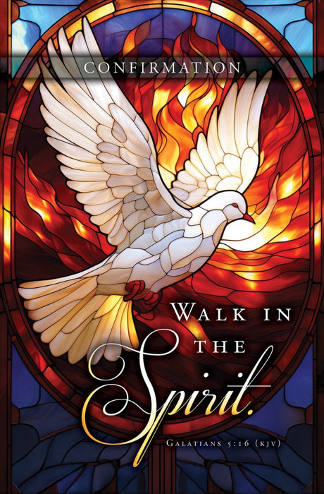 Walk in the Spirit Confirmation Bulletin (pack of 100)