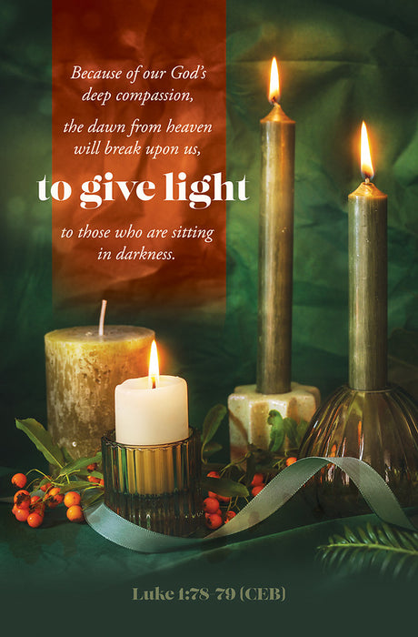 To Give Light Christmas Bulletin (pack of 100)
