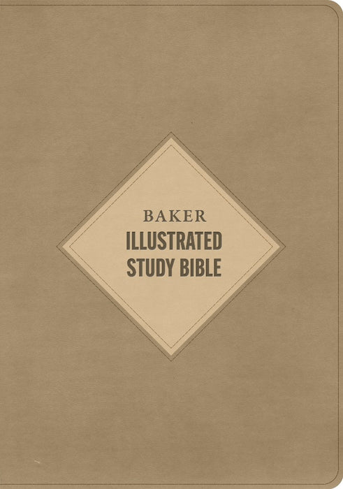 CSB Baker Illustrated Study Bible, Khaki, Indexed