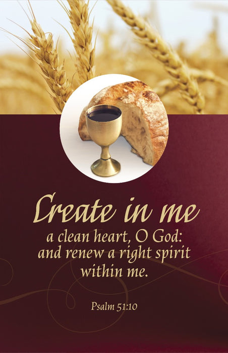 Communion Bulletin: Create (Pack of 100)
