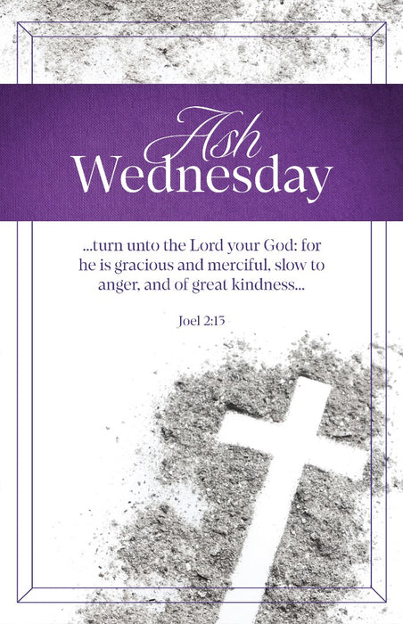 Ash Wednesday Bulletin: For He is Gracious (Pack of 100)