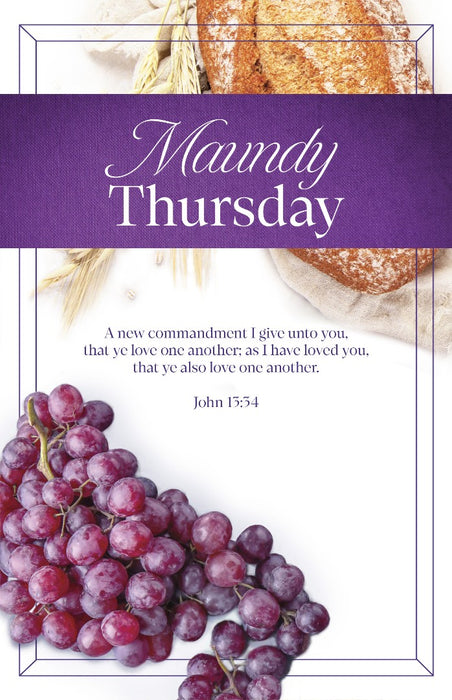 Maundy Thursday Bulletin: As I Have (Pack of 100)