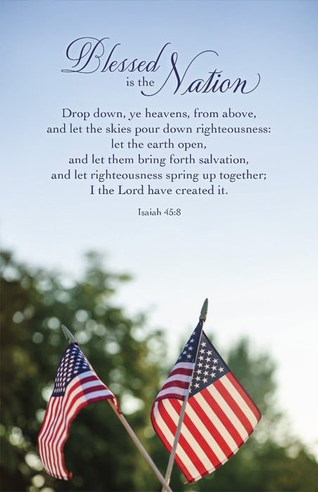 Patriotic Bulletin: Created It (Pack of 100)