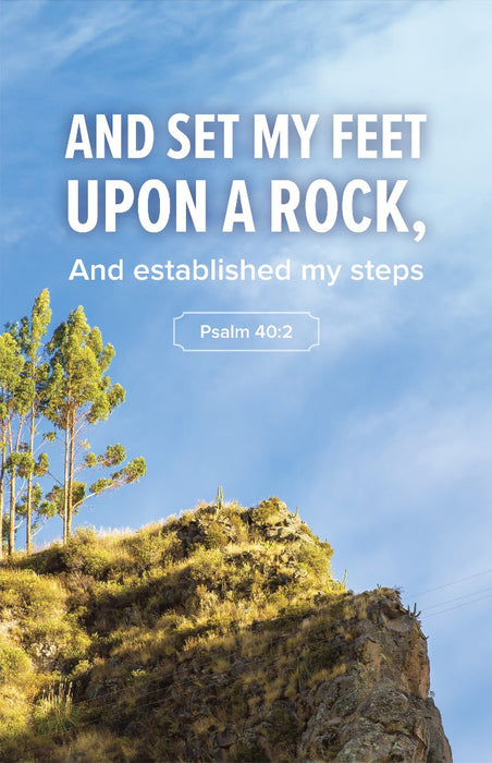 General Worship Bulletin: Set My Feet (Pack of 100)