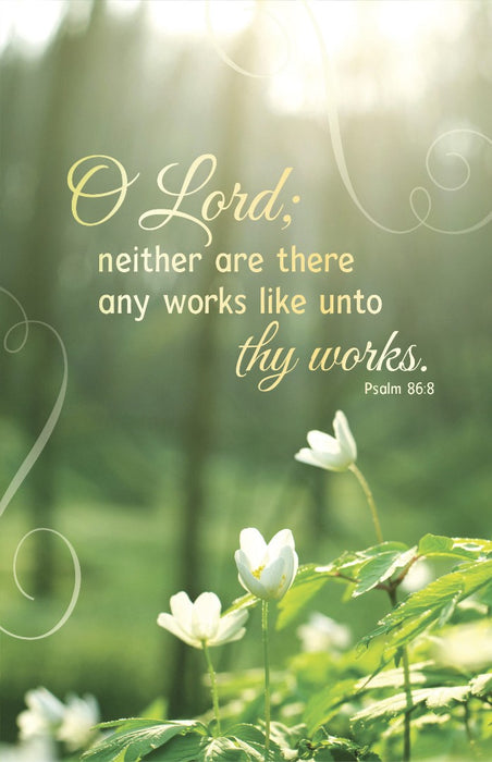 General Worship Bulletin: Thy Works (Pack of 100)