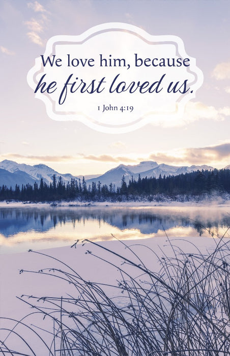 General Worship Bulletin: Because (Pack of 100)