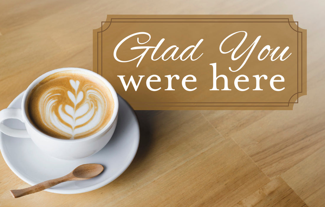 Outreach Postcard: Glad You Were Here (Pack of 25)