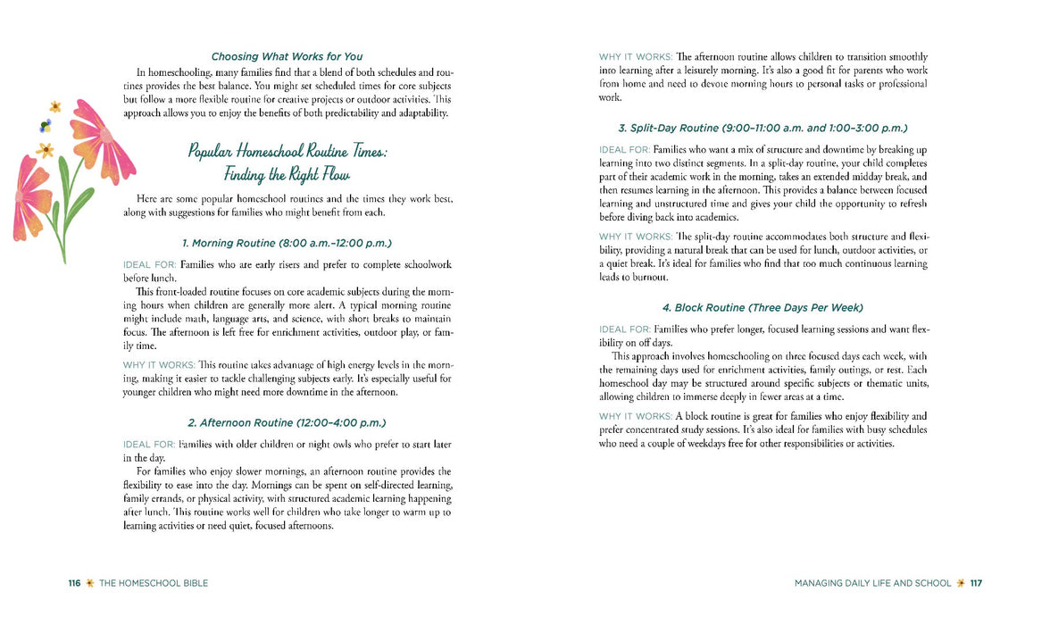 The Homeschool Bible