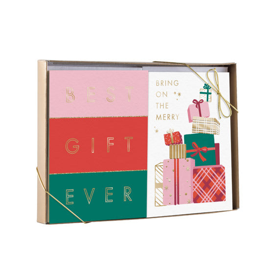 Christmas Card Dual Pack - Bring On The Merry (24 Cards)