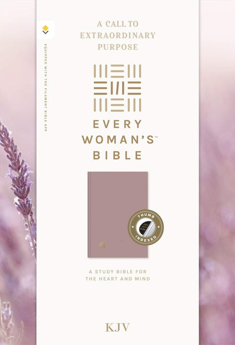 KJV Every Woman's Bible, Filament Enabled, Plum, Indexed