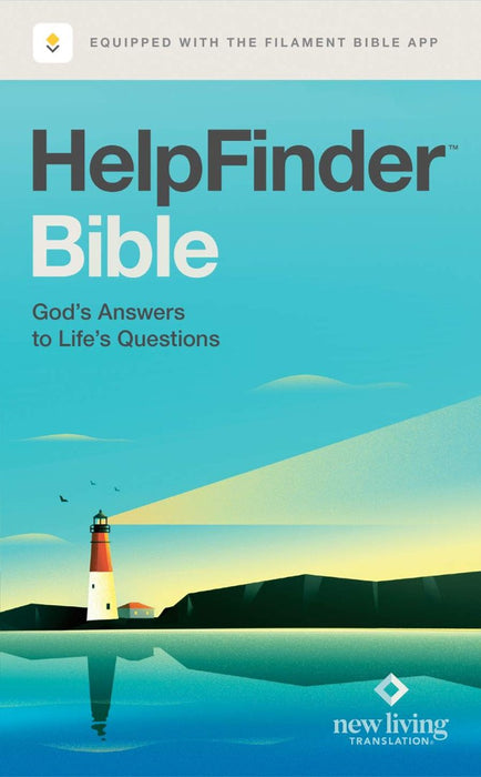 NLT Helpfinder Bible, Filament Enabled, Red Letter