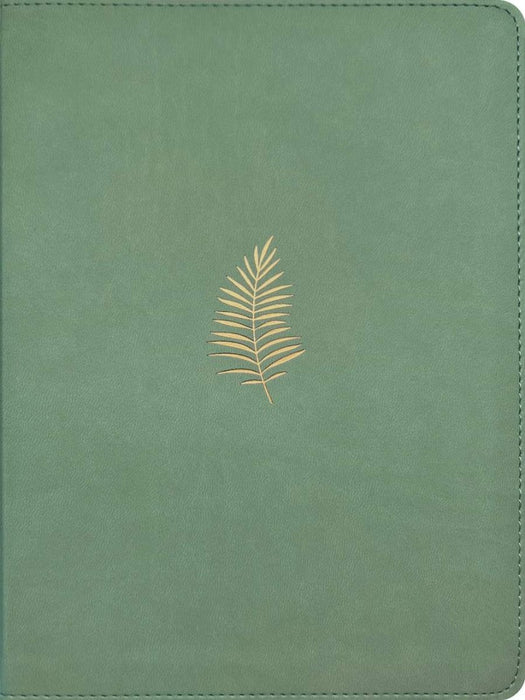 NLT Wide Margin Bible, Filament Enabled, Sage Green
