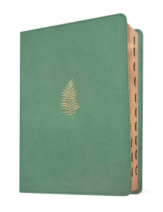 NLT Wide Margin Bible, Filament Enabled, Sage Green, Indexed