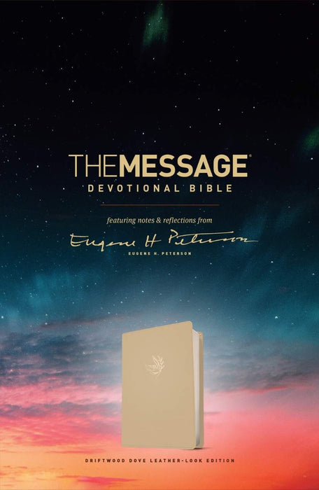 The Message Devotional Bible Driftwood Dove
