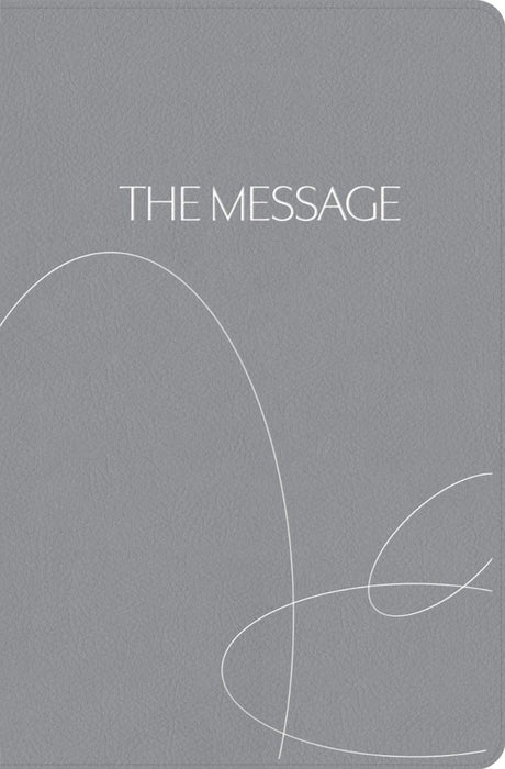 The Message Student Devotional Bible Stone Gray