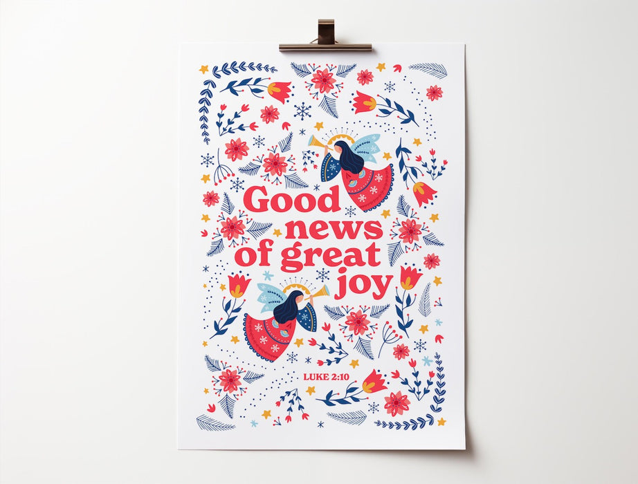 Good News Of Great Joy A3 Print