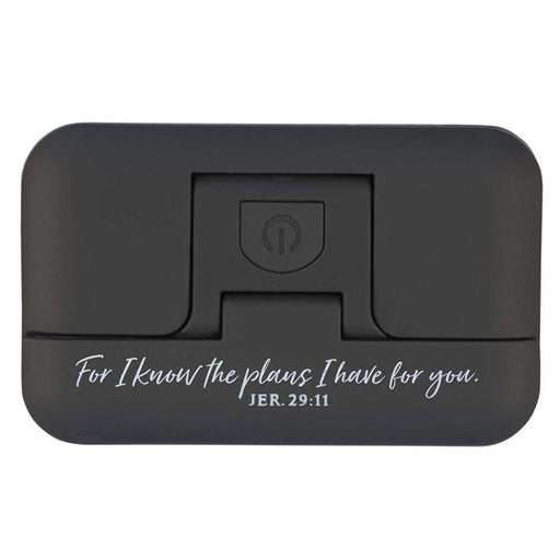 I Know The Plans Black Adjustable Clip-On Book Light - Jerem
