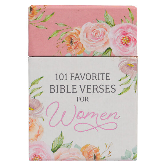 101 Favorite Bible Verses For Women Pink Floral Box Of Bless