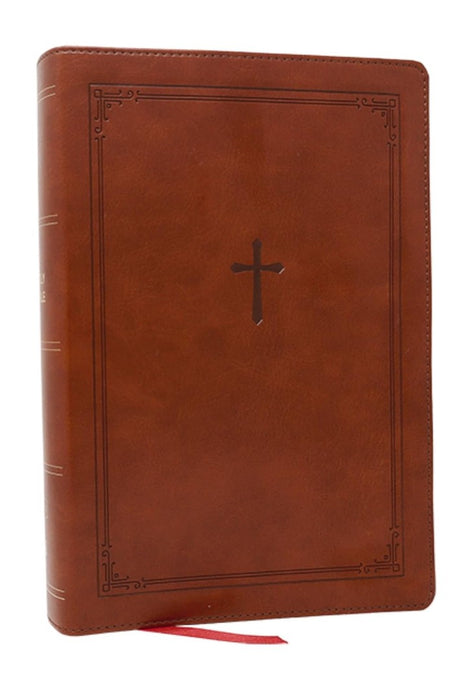 NKJV Giant Print End-Of-Verse Reference Bible, Brown